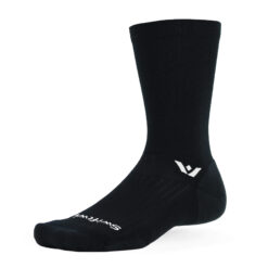 swiftwick pursuit merino seven black sock