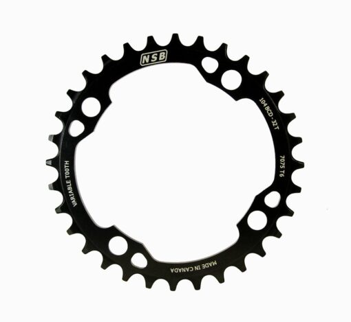 North Shore Billet 1x 64/104 BCD Variable Tooth Chainrings