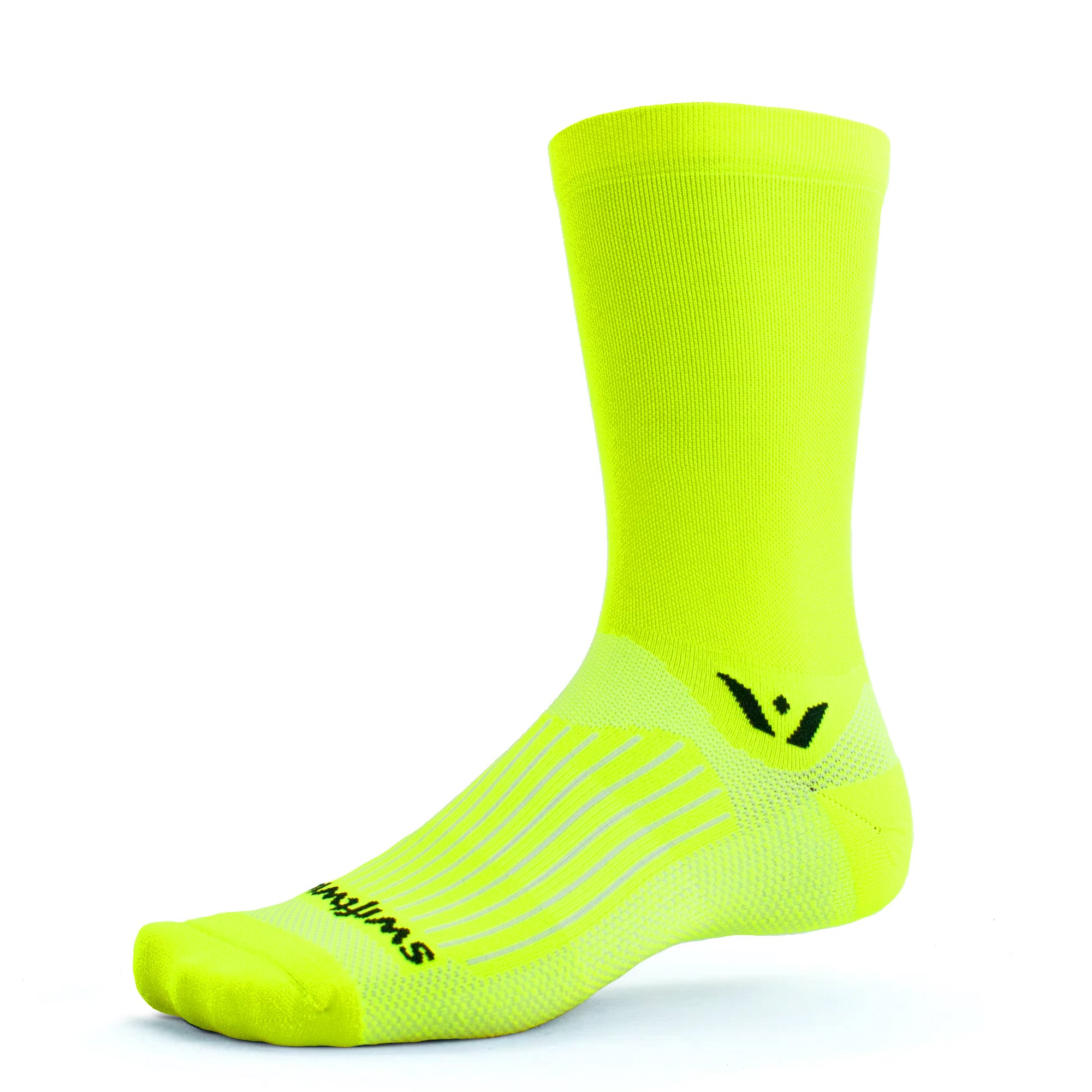 Swiftwick Aspire Seven HiViz Yellow Sock | Swift Sports