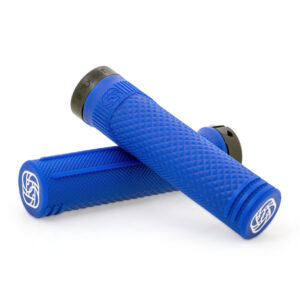 Gusset S2 Lock-On MTB Grips - Blue