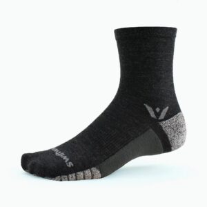 Swiftwick Flite XT Trail Five Coal Sock