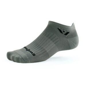 Swiftwick Aspire Zero Tab Pewter Sock