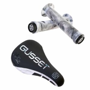 Matt Jones Gusset Pivotal Saddle and Grips Bundle
