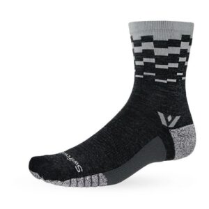 Swiftwick Flite XT Trail Five Step Gray Sock