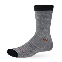 Swiftwick Pursuit Merino Seven Heather Crimson Stripe Sock