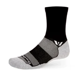 Swiftwick Maxus Five Black Sock