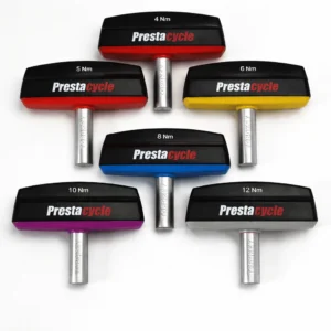 Prestacycle Pro TorqKeys – T-Handle Preset Torque Wrench Bundle – 4Nm, 5Nm, 6Nm, 8Nm, 10Nm, 12Nm + 18 Bits Bundle