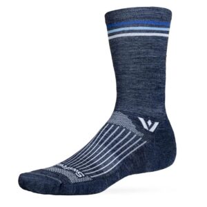 Swiftwick Pursuit Merino Slate Blue Stripe